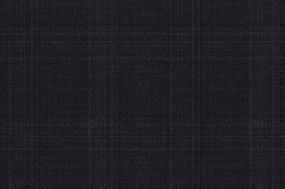 Dormeuil Fabric Grey Check 100% Wool (Ref-164010)