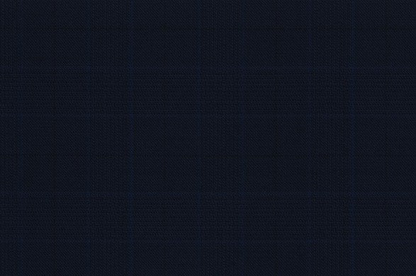 Dormeuil Fabric Navy Check 100% Wool (Ref-164012)
