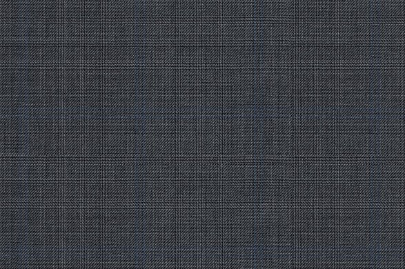 Dormeuil Fabric Grey Check 100% Wool (Ref-164035)