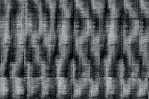 Dormeuil Fabric Black/White Check 100% Wool (Ref-164040)
