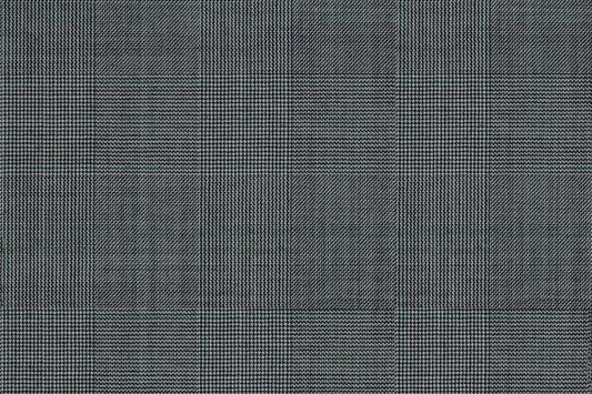 Dormeuil Fabric Black/White Check 100% Wool (Ref-164040)