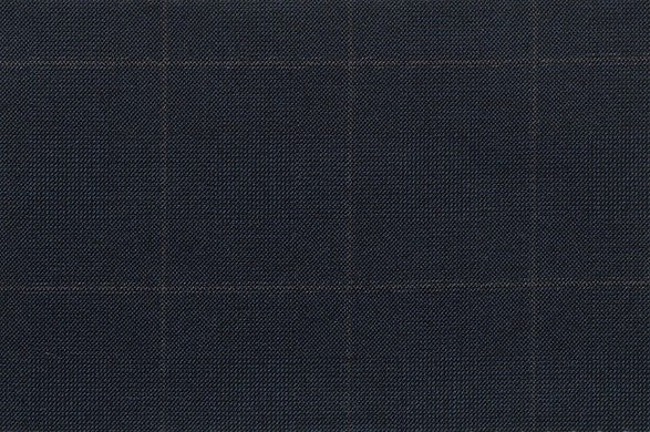 Dormeuil Fabric Navy Check 100% Wool (Ref-180551)