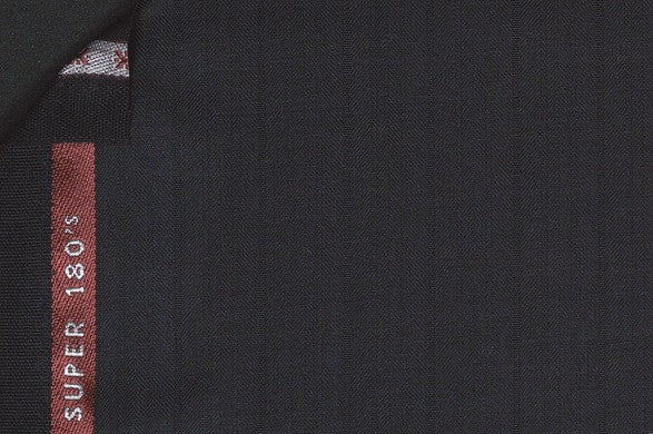 Dormeuil Fabric Navy Stripe 100% Wool (Ref-180566)