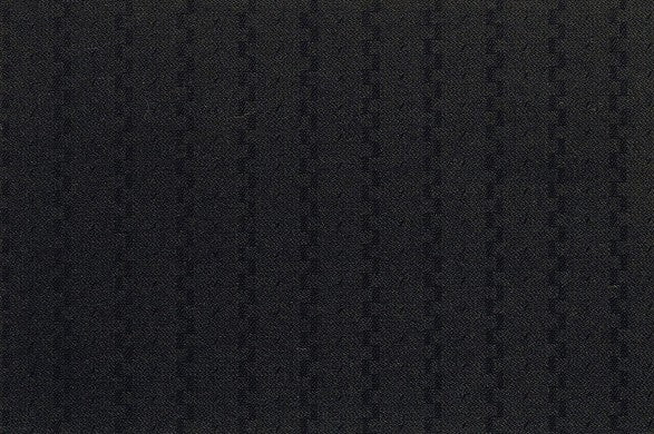 Dormeuil Fabric Black Semi Plain 100% Wool (Ref-180605)