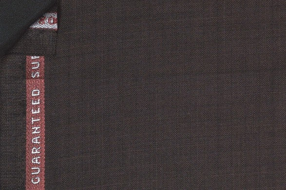 Dormeuil Fabric Brown Check 100% Wool (Ref-180609)