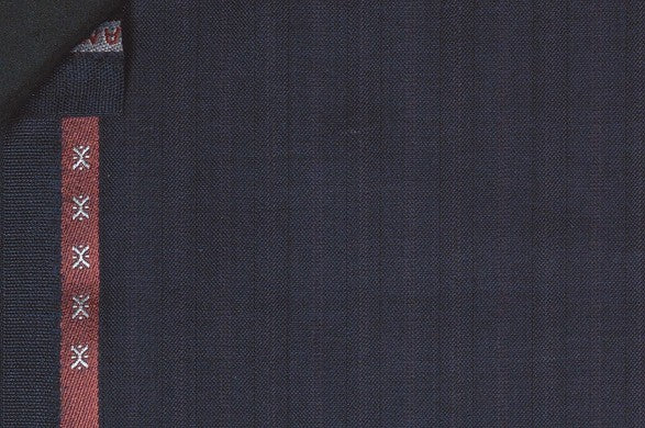 Dormeuil Fabric Navy Stripe 100% Wool (Ref-180611)