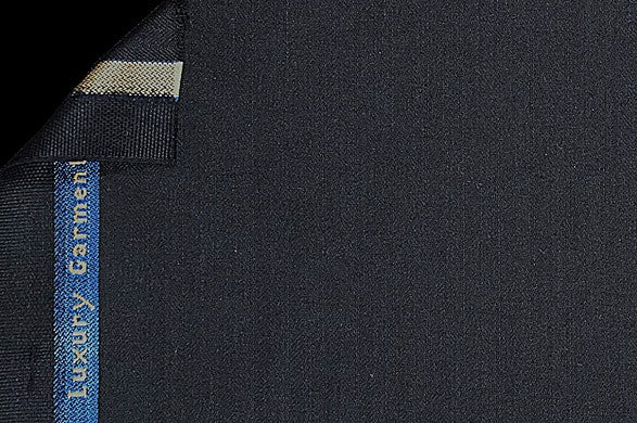 Dormeuil Fabric Navy Herringbone 80% Wool 8% Silk 6% Lama Pacos 6% Cashmere (Ref-182304)