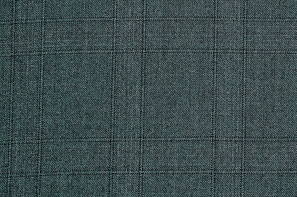 Dormeuil Fabric Green Check 80% Wool 8% Silk 6% Lama Pacos 6% Cashmere (Ref-182306)
