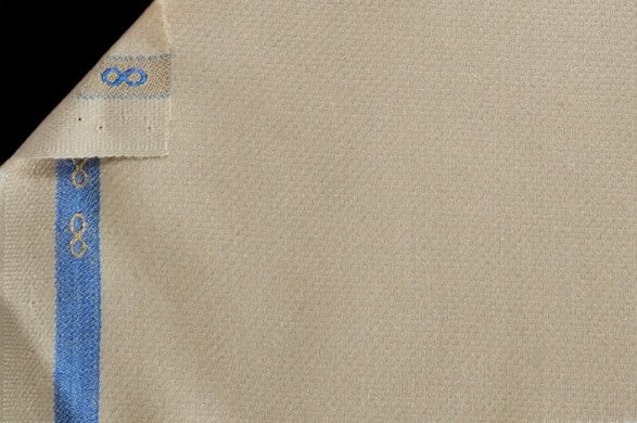 Dormeuil Fabric Beige Plain 65% Wool 15% Silk 10% Lama Pacos 10% Cashmere (Ref-182405)