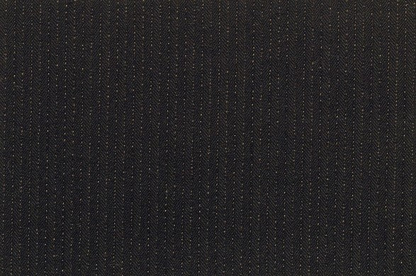 Dormeuil Fabric Black Stripe 100% Wool (Ref-184001)