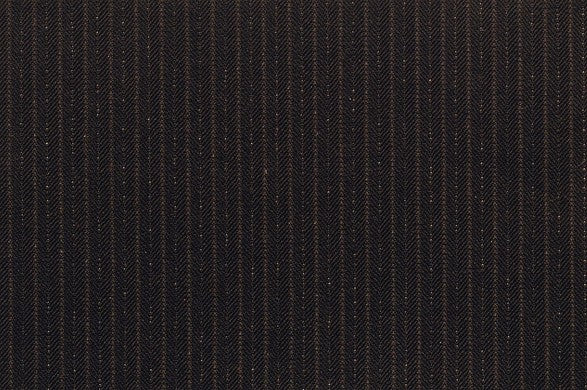 Dormeuil Fabric Brown Stripe 100% Wool (Ref-184004)