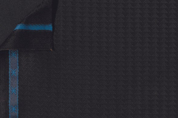 Dormeuil Fabric Navy Jacquard 100% Wool (Ref-200223)