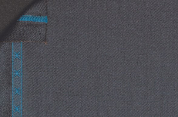 Dormeuil Fabric Navy Plain 100% Wool (Ref-200228)