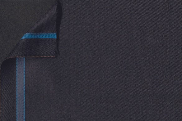 Dormeuil Fabric Navy Plain 100% Wool (Ref-200229)