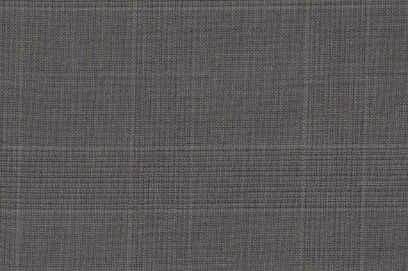Dormeuil Fabric Grey Check 100% Wool (Ref-200235)