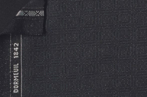 Dormeuil Fabric Green Check 90% Wool 10% Polyester (Ref-204122)
