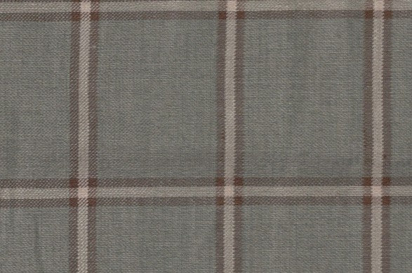 Dormeuil Fabric Green Check 45% Wool 45% Linen 10% Silk (Ref-417001)
