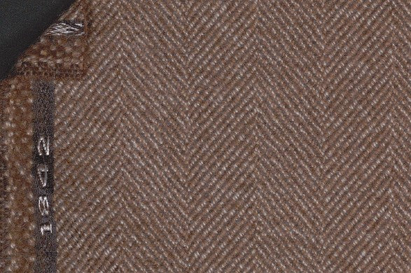 Dormeuil Fabric Camel Herringbone 75% Wool 25% Alpaca (Ref-470250)