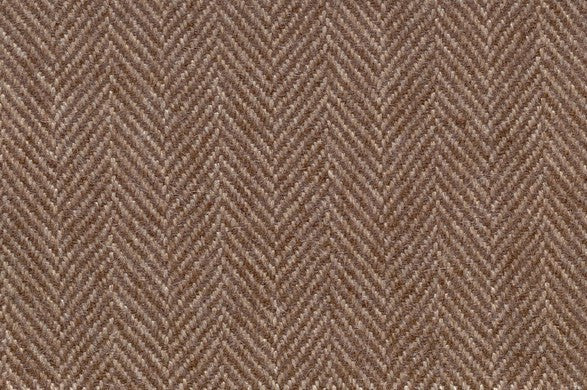 Dormeuil Fabric Brown Herringbone 100% Alpaca (Ref-470302)