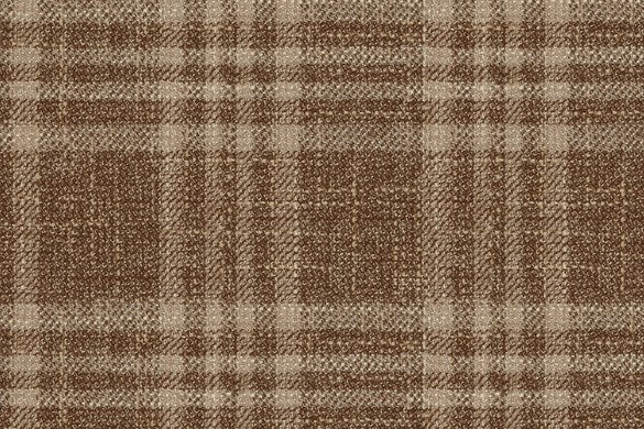 Dormeuil Fabric Beige Check 69% Wool 28% Bamboo 3% Linen (Ref-779411)