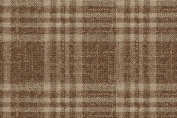 Dormeuil Fabric Beige Check 69% Wool 28% Bamboo 3% Linen (Ref-779411)