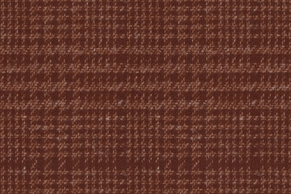 Dormeuil Fabric Orange Check 83% Wool 8% Silk 8% Linen 1% Lycra (Ref-779702)