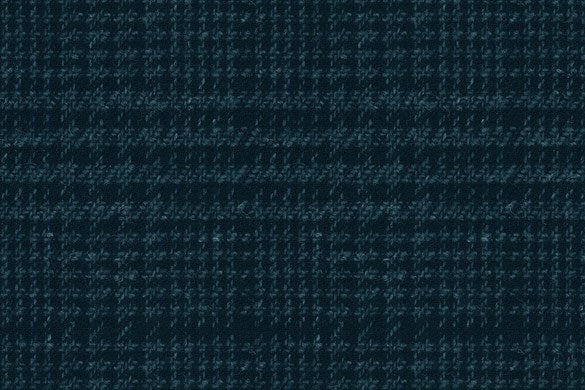 Dormeuil Fabric Blue Check 83% Wool 8% Silk 8% Linen 1% Lycra (Ref-779706)