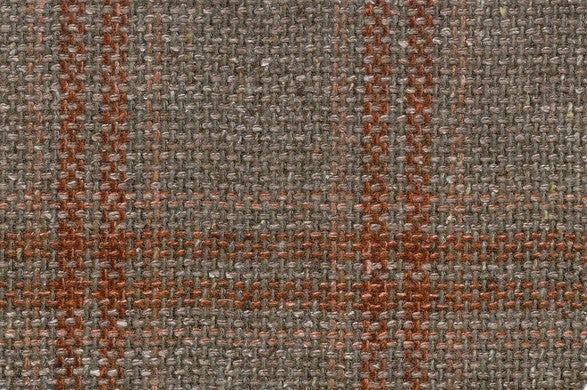 Dormeuil Fabric Green Check 60% Wool 18% Silk 16% Polyamide 6% Linen (Ref-780021)