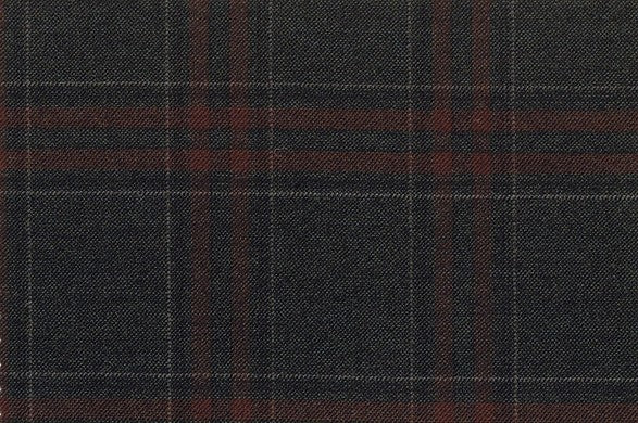 Dormeuil Fabric Green Check 95% Wool 5% Cashmere (Ref-792005)