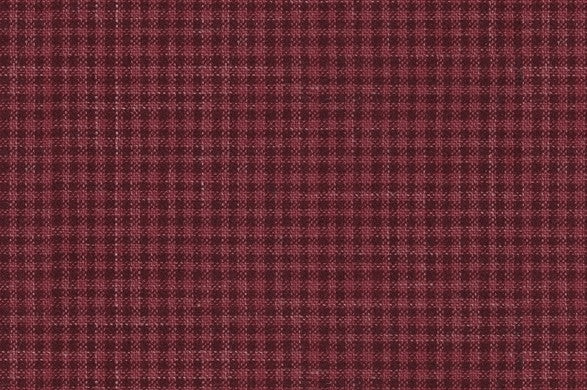Dormeuil Fabric Burgundy Check 44% Wool 33% Cashmere 18% Silk 5% Linen (Ref-794354)