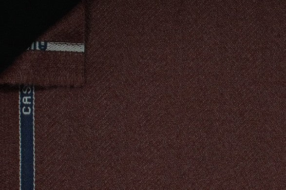 Dormeuil Fabric Orange Herringbone 92% Cashmere 8% Silk (Ref-798105)