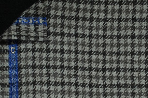 Dormeuil Fabric Beige Check 100% Cashmere (Ref-798208)