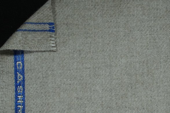 Dormeuil Fabric Beige Plain 100% Cashmere (Ref-798210)