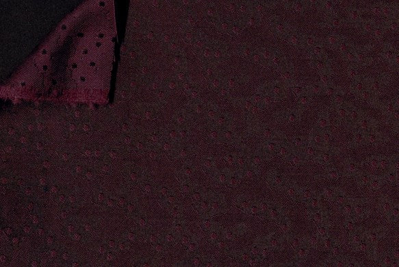 Dormeuil Fabric Purple Jacquard 65% Wool 35% Silk (Ref-818013)