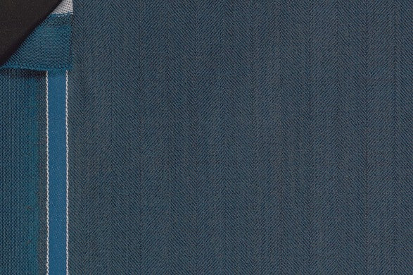 Dormeuil Fabric Green Herringbone 100% Wool (Ref-842039)