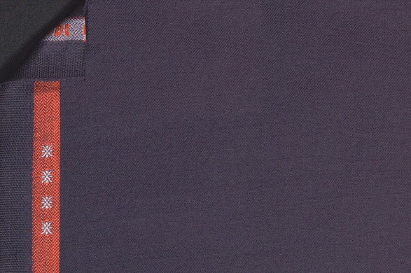 Dormeuil Fabric Navy Plain 100% Wool (Ref-843231)