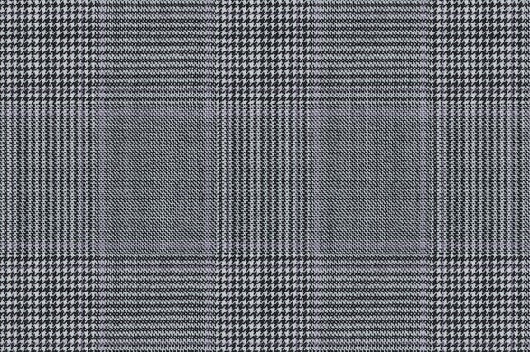 Dormeuil Fabric Black/White Check 100% Wool (Ref-843444)