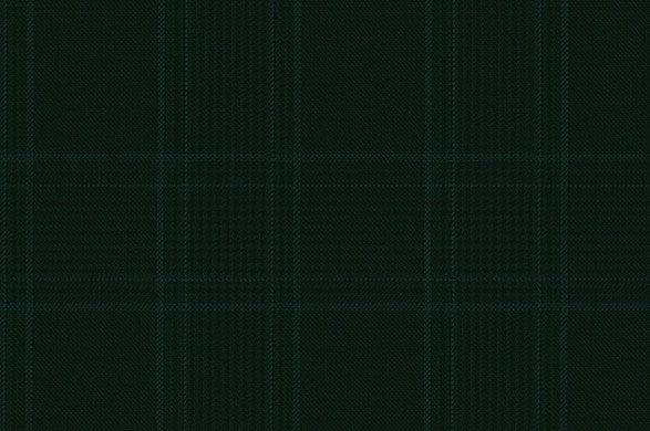 Dormeuil Fabric Green Check 100% Wool (Ref-843447)