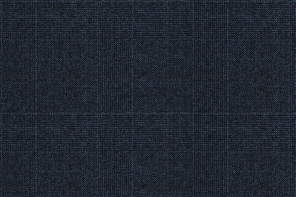 Dormeuil Fabric Blue Check 100% Wool (Ref-843449)