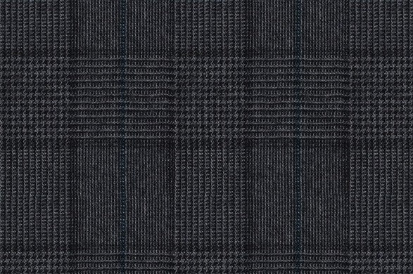 Dormeuil Fabric Grey Check 100% Wool (Ref-845001)