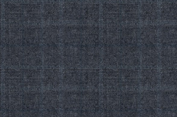 Dormeuil Fabric Grey Check 100% Wool (Ref-845009)