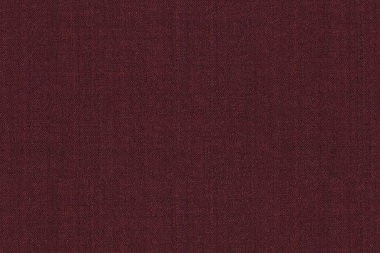 Dormeuil Fabric Red Plain 96% Wool 4% Silk (Ref-881052)