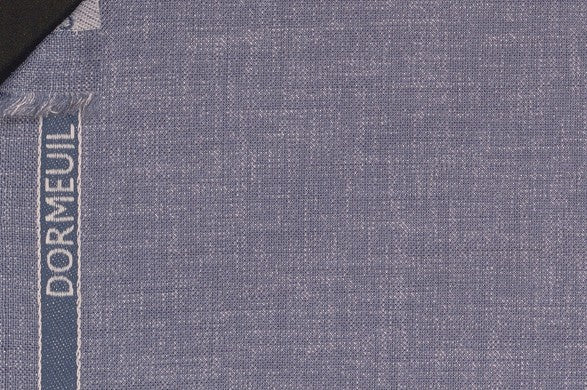 Dormeuil Fabric Navy Plain 35% Wool 23% Bamboo 22% Silk 20% Linen (Ref-881108)