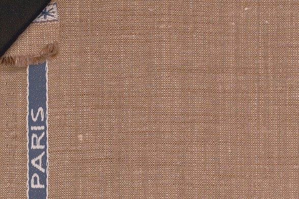 Dormeuil Fabric Brown Plain 35% Wool 23% Bamboo 22% Silk 20% Linen (Ref-881160)
