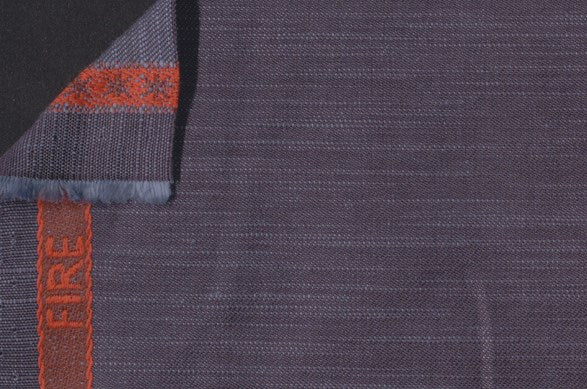 Dormeuil Fabric Purple Plain 55% Linen 45% Wool (Ref-881326)