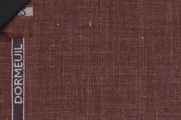 Dormeuil Fabric Purple Plain 83% Wool 17% Linen (Ref-882128)