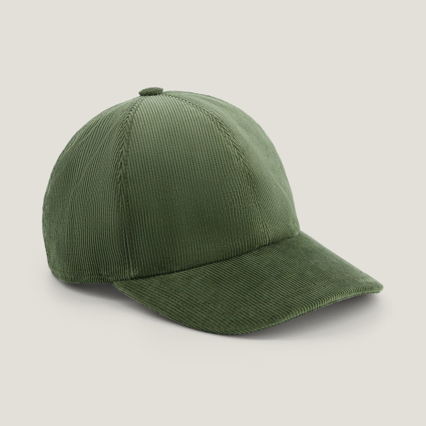 Corduroy Cap Green