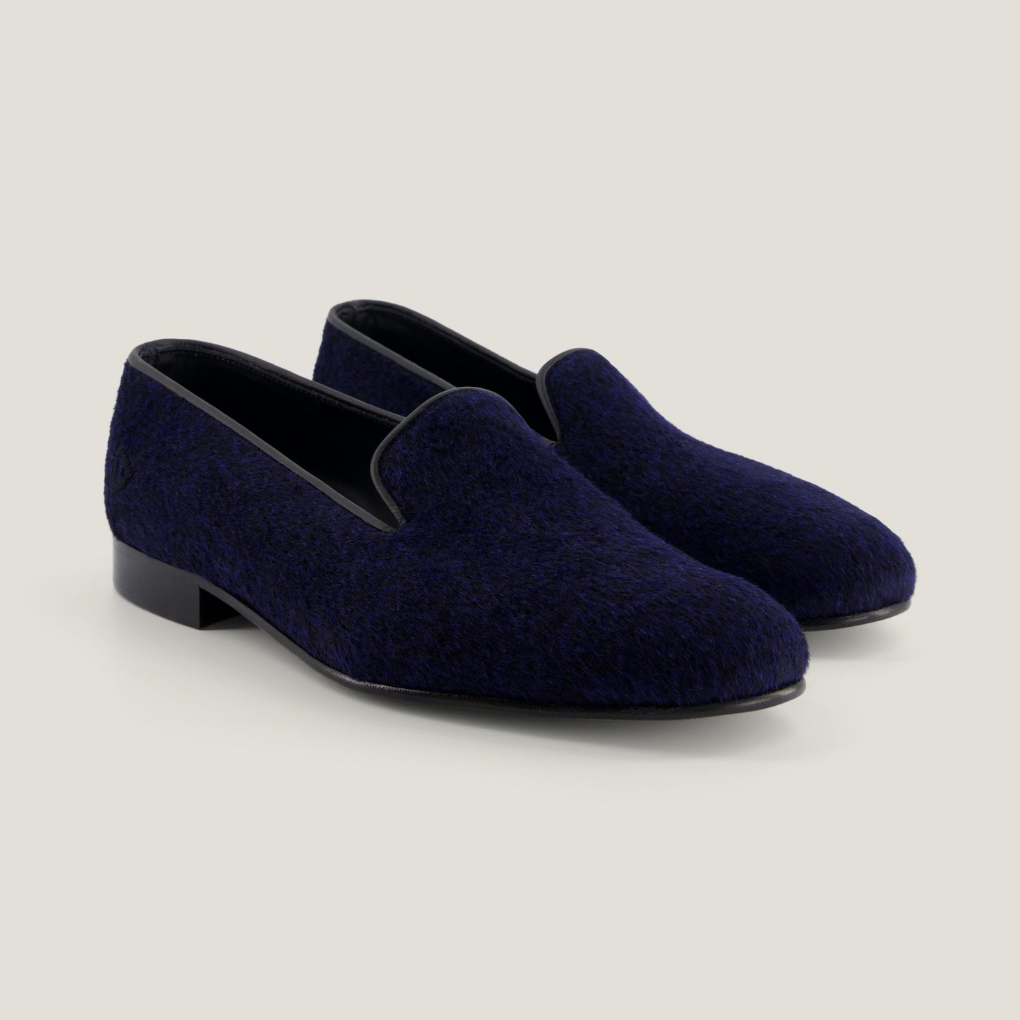 Alpaca Slippers Dark Blue Bleu foncé ダークブルー 黑暗蓝