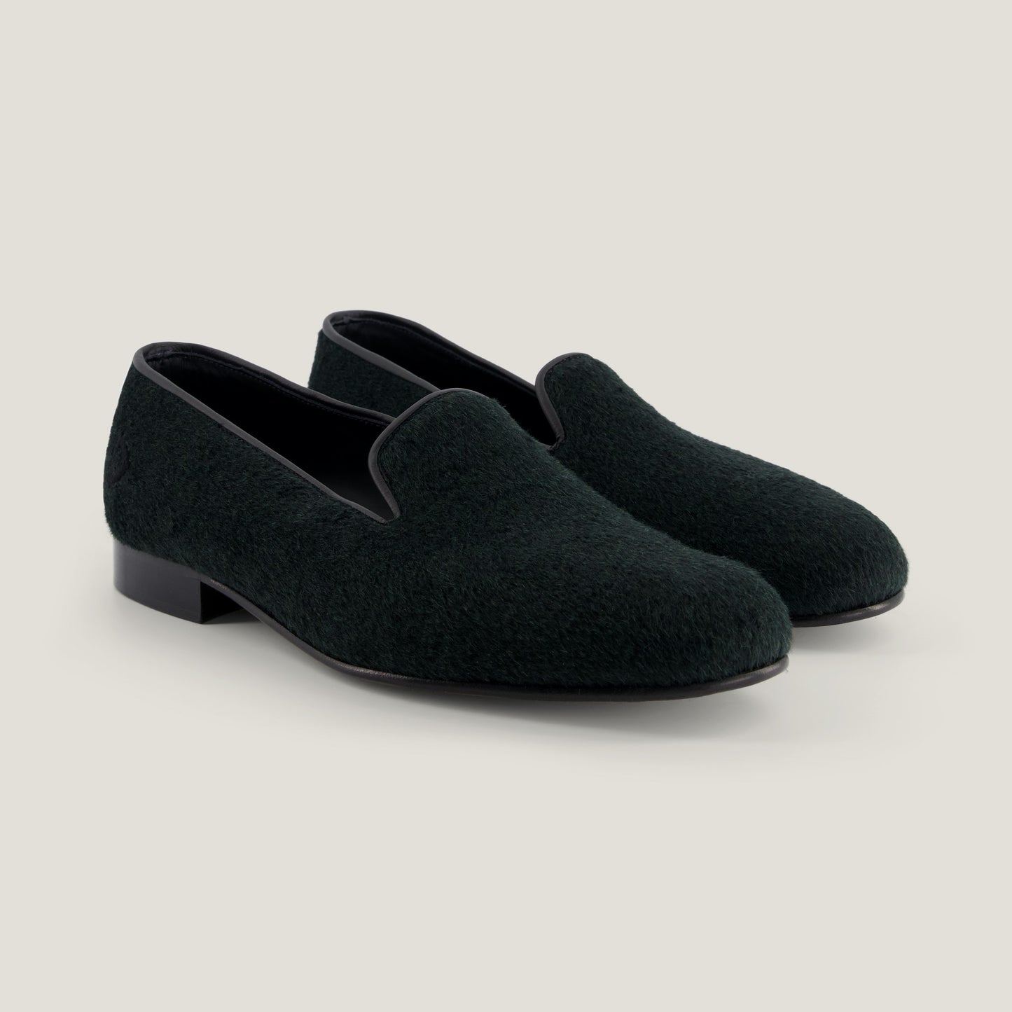 Alpaca Slippers Dark Green Vert foncé ダークグリーン 黑暗绿色