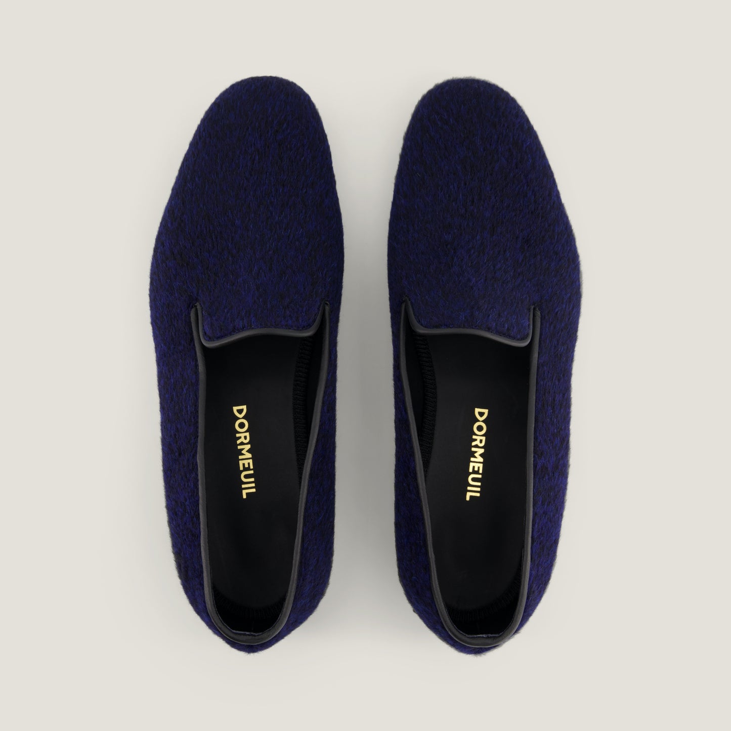 Alpaca Slippers Dark Blue Bleu foncé ダークブルー 黑暗蓝